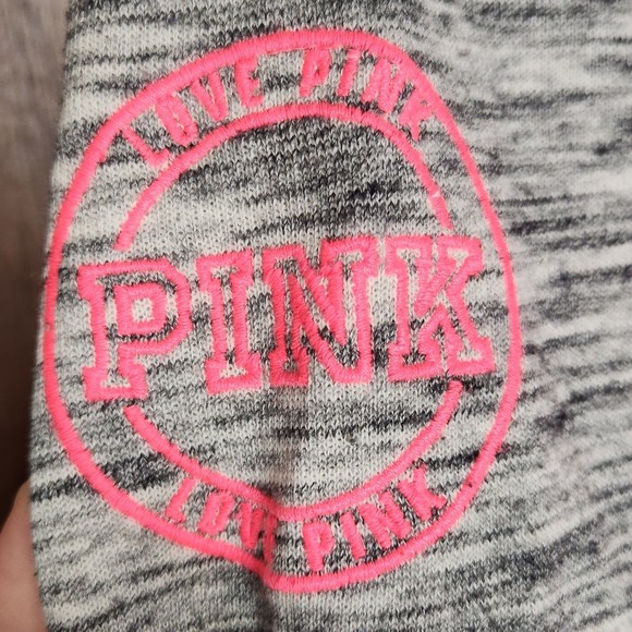 PINK Victoria’s Secret Woman’s Hooded Quarter Zip Pullover Size Small - Picture 3 of 6